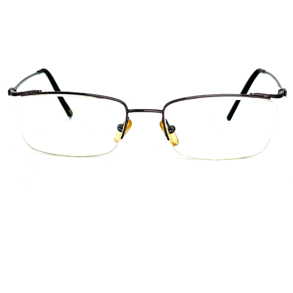 Fendiβ Women's F583 dark Ruithenium 54-19-125 Eyeglasses Frames Half rim H14871